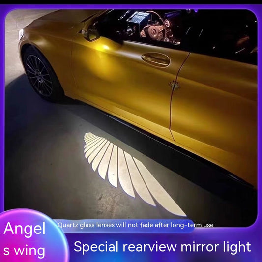 ¡Lámpara de Cortesía para Espejo Retrovisor de Coche con Alas de Ángel! 🚗✨ Iluminación Elegante y Funcional 🌟 Añade un Toque Distintivo a tu Vehículo 🕊️🔧 Perfecta para una Mejor Visibilidad y Estilo