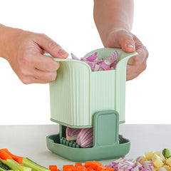 Nuevo Cortador de Verduras Multifuncional de Uso Doméstico Tipo Presión de Mano Herramientas de Cocina