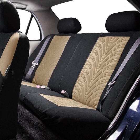 Funda de asiento de coche con patrón de neumáticos