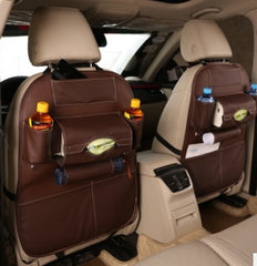 ¡Caja de Almacenamiento de Cuero para Coche! 🚗👜 Mantén tus Suministros Organizadamente en el Asiento 🌟 Elegancia y Funcionalidad en Uno ✨