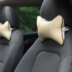 ¡Almohadas de Cuero para Reposacabezas de Coche! 🚗✨ Juego de 2 Piezas en Varios Colores 🌈 Estilo y Confort para tu Viaje 🌟