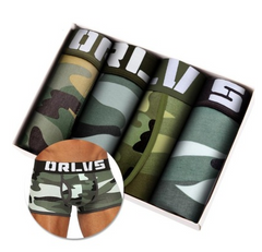 4 piezas Boxershorts para hombres Boxer ropa interior corta Hombre bragas