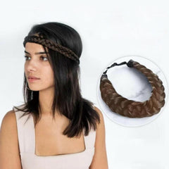 Diadema de pelo trenzado