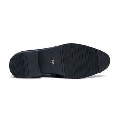 Zapatos grandes de cuero Lefu para hombre