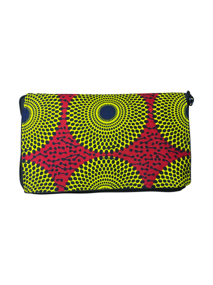 "AFRO SUNBURST MAGIC BAG" Verwandlungs Mini Tasche aus Cotton und Kente