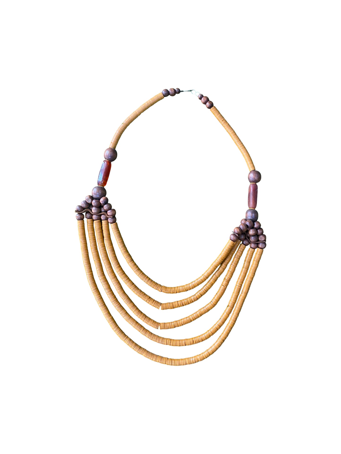 „Soft Statement“ Mehrlagige Halskette aus recycelten Beads