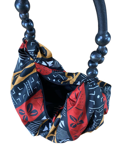 Kente Spirit Set Handgefertigte Tasche & Hut aus Ghana