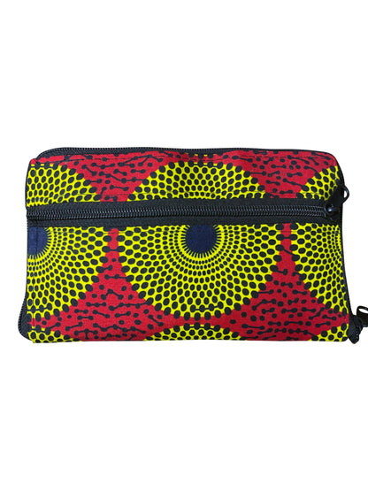 "AFRO SUNBURST MAGIC BAG" Verwandlungs Mini Tasche aus Cotton und Kente