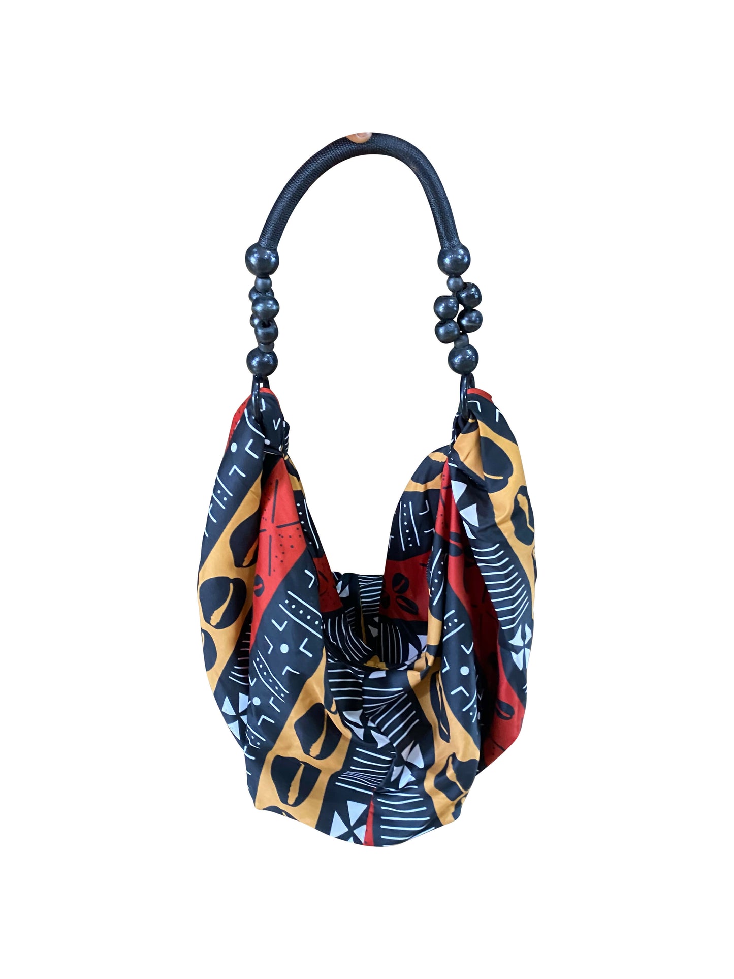 Kente Spirit Set Handgefertigte Tasche & Hut aus Ghana