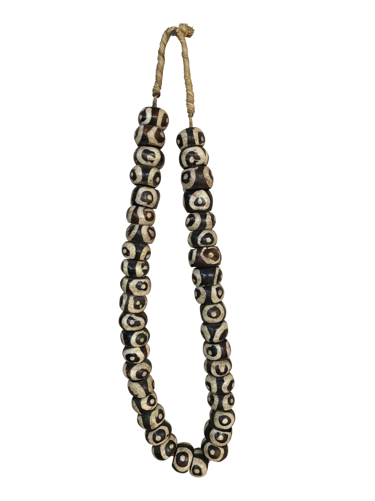 Afrikanische Krobo-Perlenkette – handgefertigtes Unikat aus Ghana