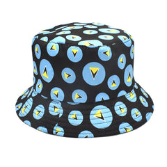 Sombrero de pescador estampado con protección solar por ambos lados para uso en exteriores, para hombres y mujeres, ¡en más de 80 colores y formas diferentes!