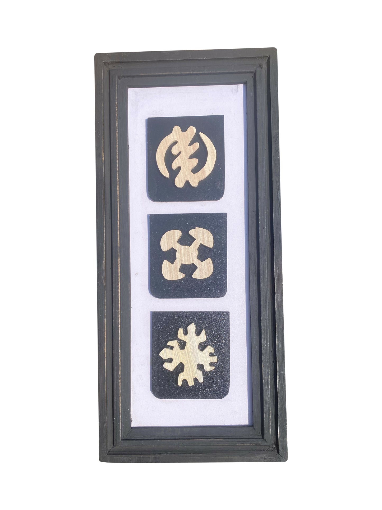 "Adinkra Heritage Wall Art" Moderne Wandkunst mit traditionellen Symbolen