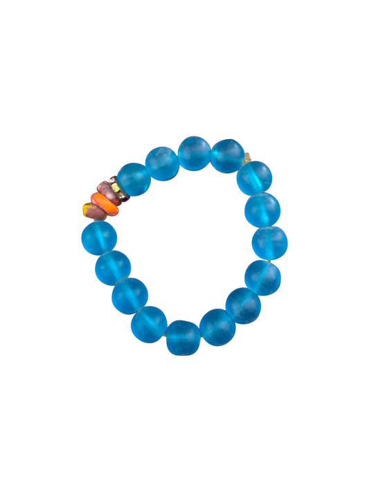 "Ocean Whisper Bracelet" Schickes Afrika-Armband mit Perlen