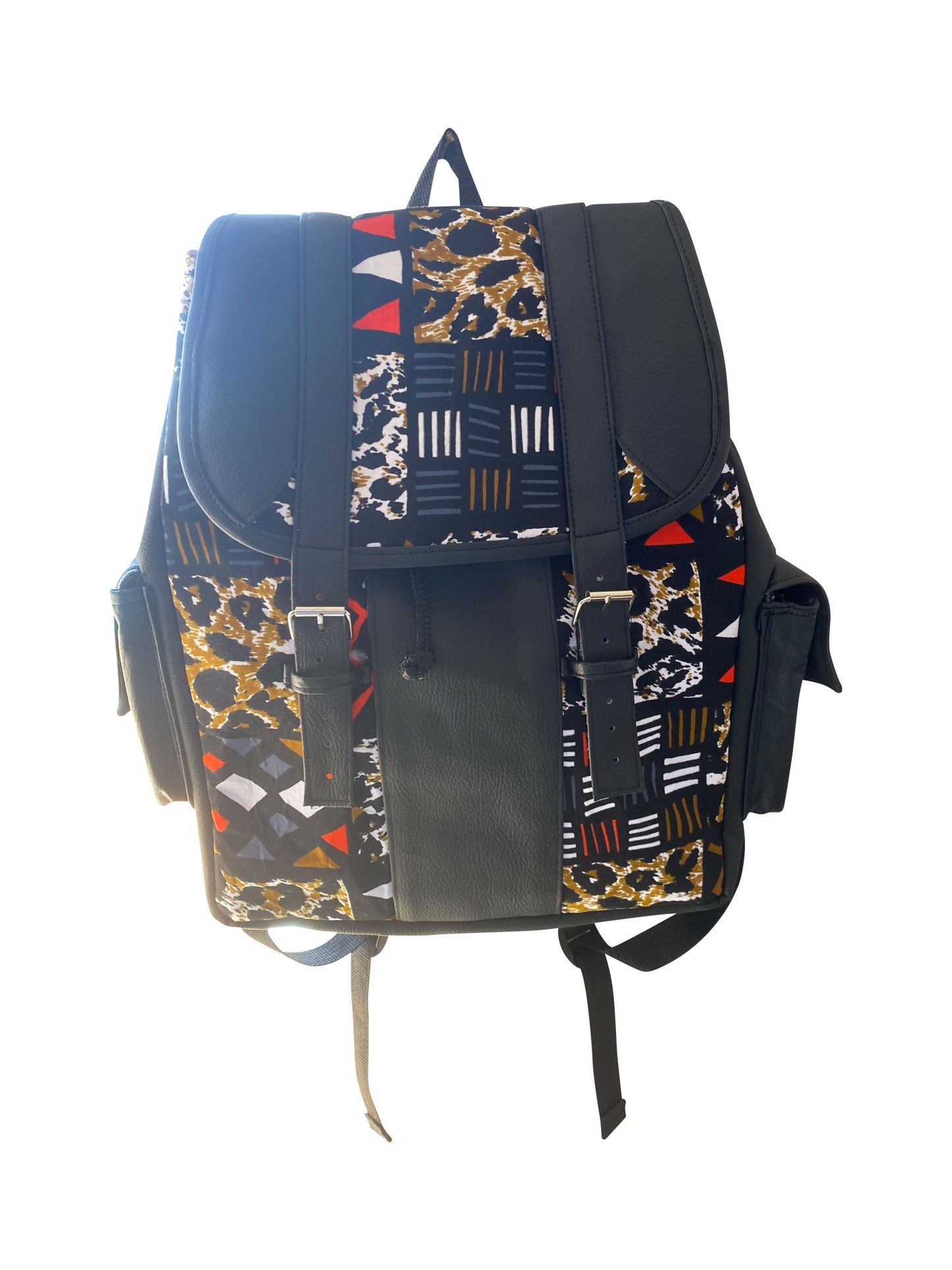 Urban Heritage Rucksack/ Afrikanisch inspiriertes Design aus Ghana 40 × 38 × 14 cm