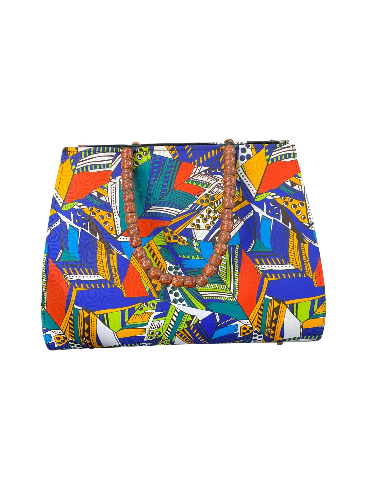 "KENTE POP BAG" Handgefertigte Statement-Handtasche aus Ghana