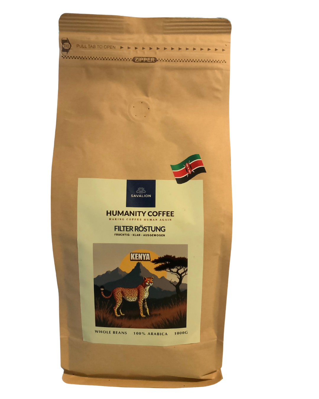 FILTER RÖSTUNG – AA+ SPECIALTY BOHNEN – KENIA 1000g