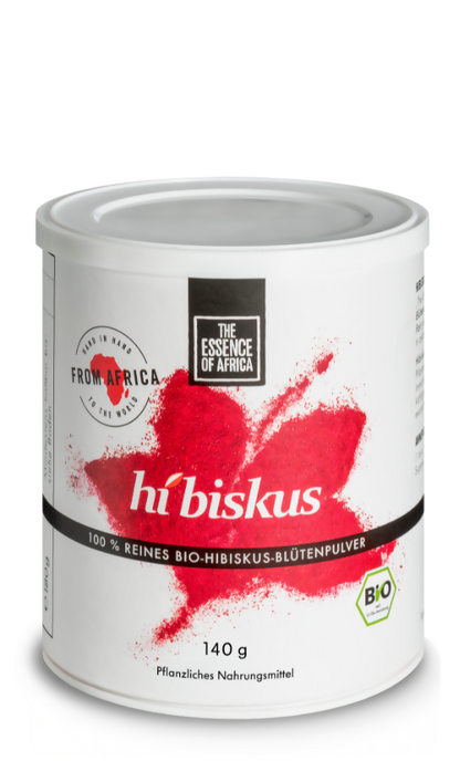 Bio-Hibiskuspulver aus Ägypten (140g) – Intensives Blüten-Superfood | africrops! GmbH
