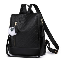 Mochila estilo preppy de cuero suave a la moda para mujer, en diferente colores