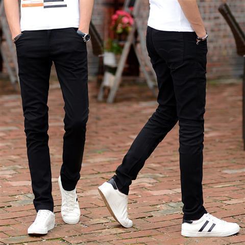 Pantalones casuales de color sólido para hombres de tendencia de moda Pantalones rectos para hombres