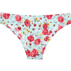 Braguitas de mujer con estampado floral transpirable sin costuras