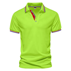 Polo Con Solapa De Color Liso Para Hombre Ropa Informal De Negocios