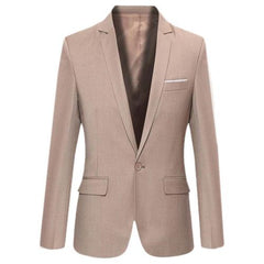 Blazer para hombre, traje de oficina bien cortado en varios colores