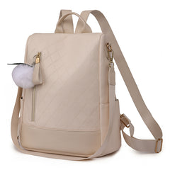 Mochila estilo preppy de cuero suave a la moda para mujer, en diferente colores