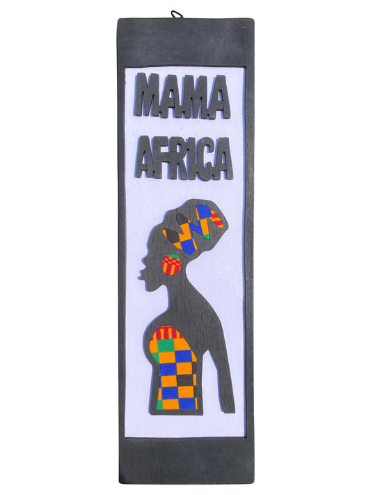 "Mama Africa Heritage Wall Panel" Afrikanische Wanddekoration mit Kente-Design