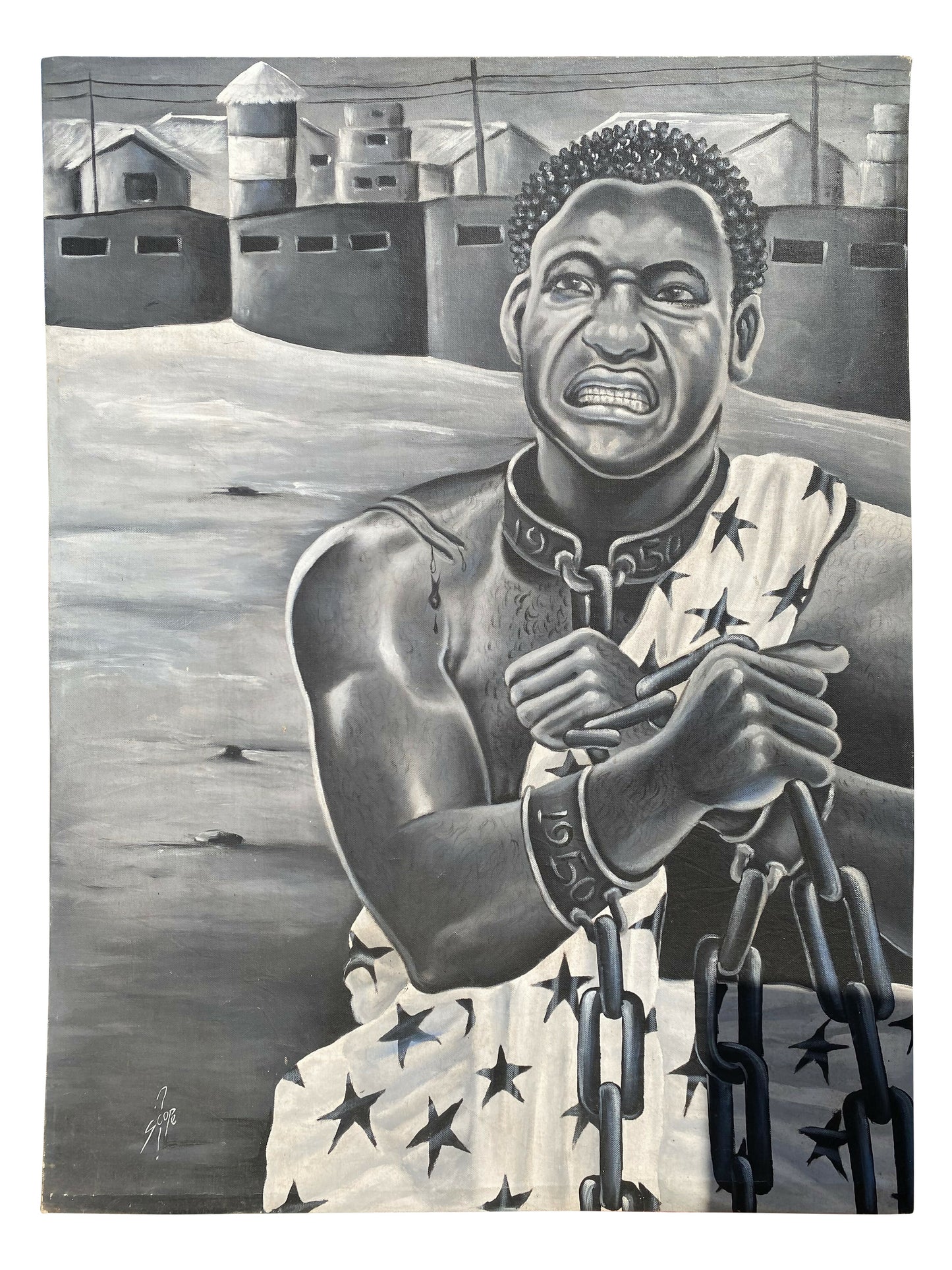 Unbreakable – Original Acrylgemälde auf Leinwand | Sinnbild für Freiheit & unbezwingbaren Willen (102 × 76 cm), Michael