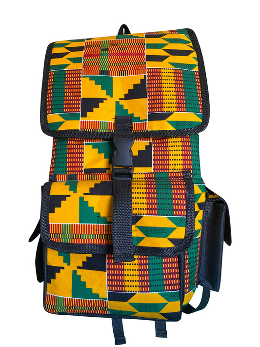 Multi-Color Heritage Trek Rucksack Handgefertigt in Ghana
