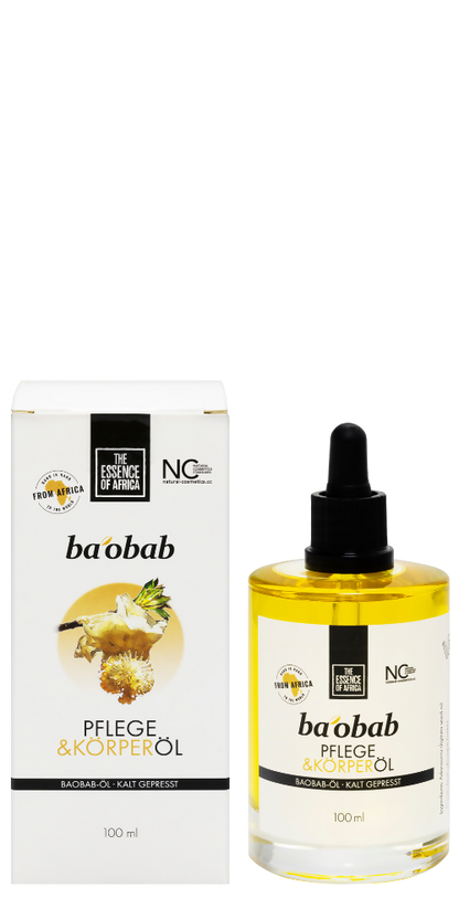Bio-Baobaböl aus Tansania (100 ml) | Kaltgepresste NCS-Naturkosmetik | africrops! GmbH