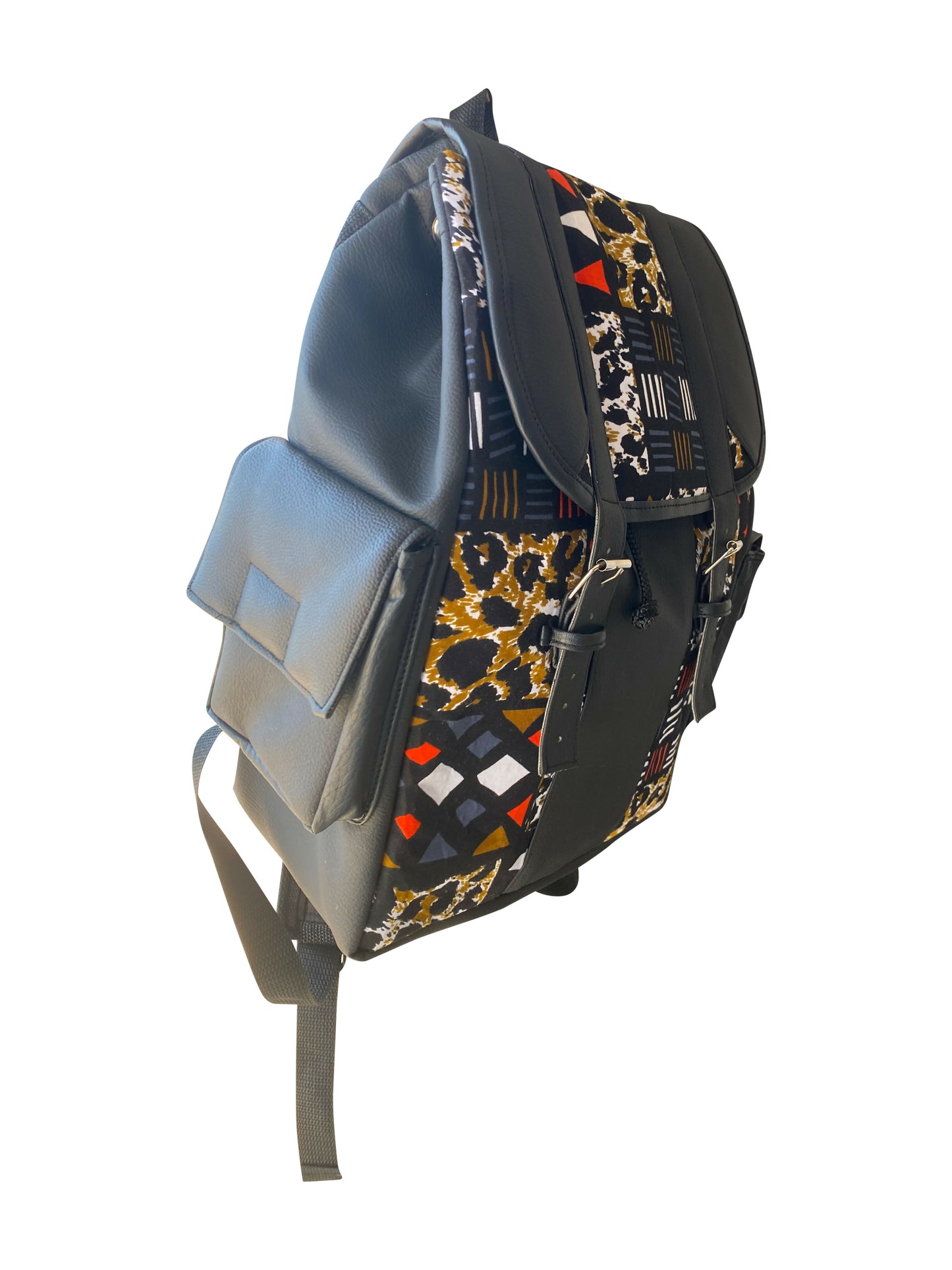 Urban Heritage Rucksack/ Afrikanisch inspiriertes Design aus Ghana 40 × 38 × 14 cm