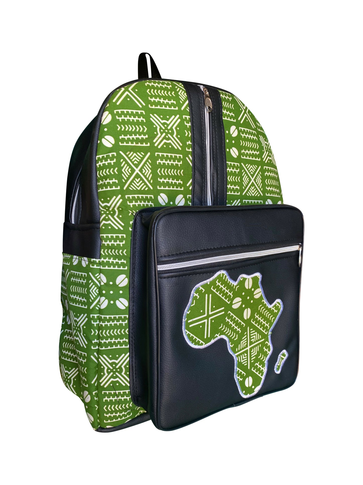 Green Continent Rucksack Stylisches Design & Ghana Handarbeit
