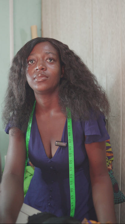 Artistic Africa print sports and travel bag – 55×25×25 cm – Cotton/Leather Mix, Princella