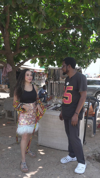 "African Heritage Bead Bundle" 3er-Set handgefertigte Armbänder aus Ghana