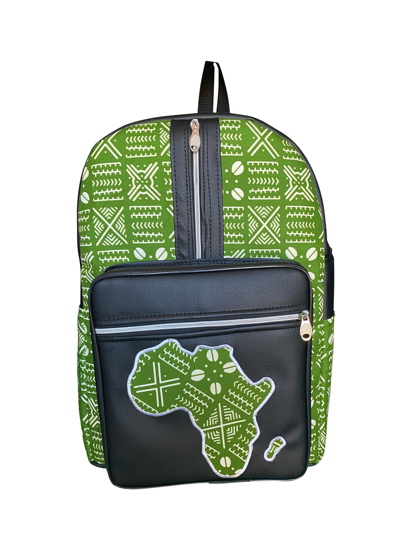 Green Continent Rucksack Stylisches Design & Ghana Handarbeit