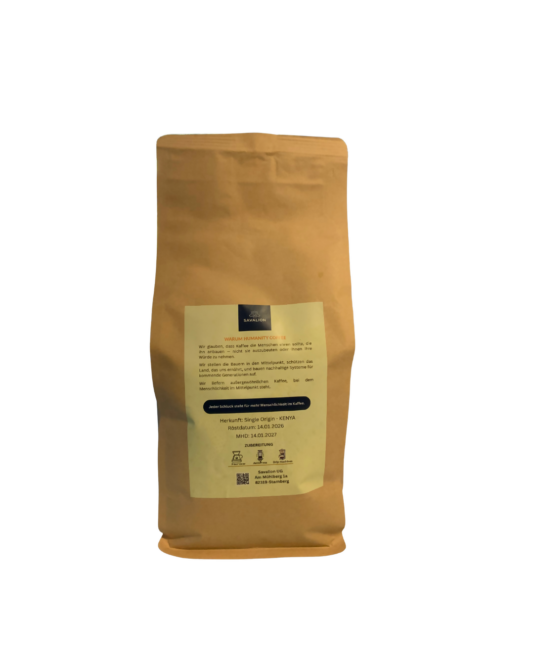 FILTER RÖSTUNG – AA+ SPECIALTY BOHNEN – KENIA 1000g