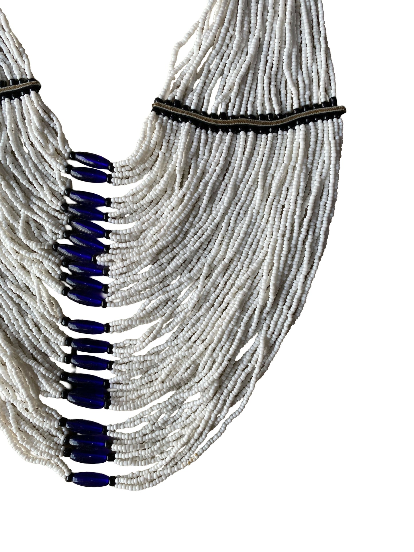 Künstlerisches Glasperlen Collier für besondere Auftritte