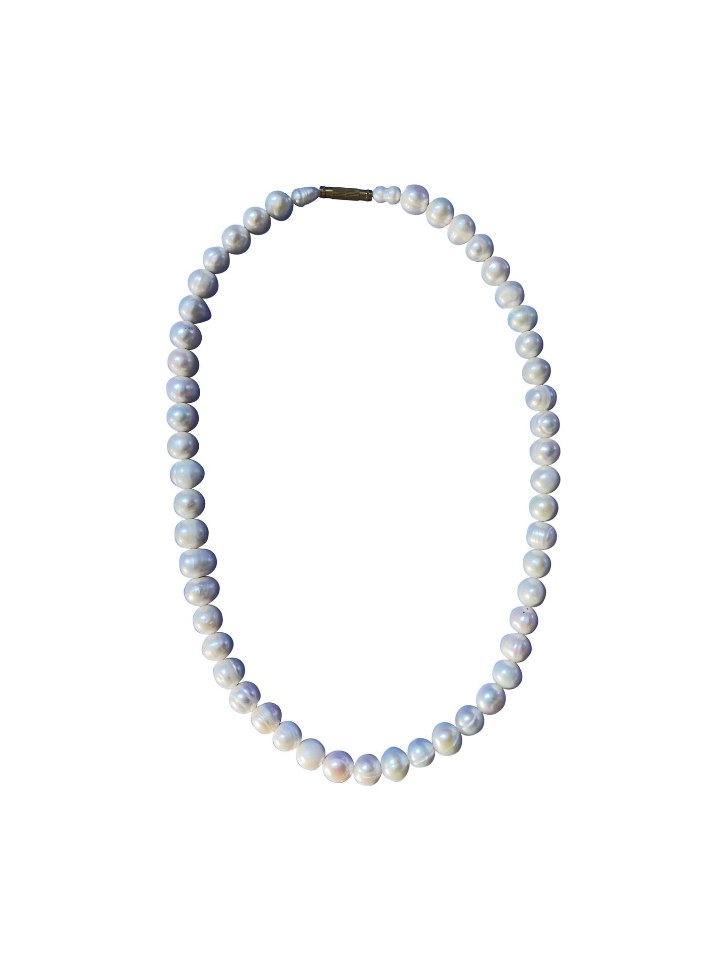 Delicate White Pearl Necklace from Ghana
